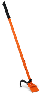 Dlouhá přetlačná lopatka s obracákem, 130 cm